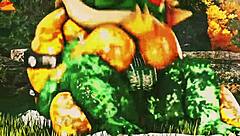 狂野卡通群交，特色兽人同性动画