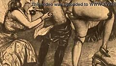 I discovered this vintage erotic illustration in an antique collection, and it's quite captivating to look at.