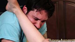 Tattooed Emo Receives Hardcore Blowjob and Fetish Facial