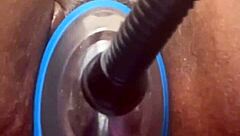 The pumpy pussy: 'watch me masturbate with huge dildo'