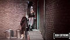 Pornstar Lisa Rose Walks Her Beat And Gets TAG TEAMED By Two Guys