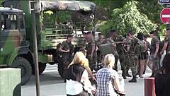 Extreme Public Threesome Sex By Eiffel Tower