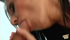 angelic beauty enjoys anal fucking in doggy while moaning loudly