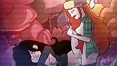 嘿来看重力坠落扶她温蒂狂野hentai动画！