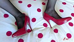 british mature woman enjoys group activity with three men