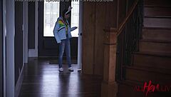 Can You Believe 18yo Beauty Evelina Darling Gets Slammed Before A Feet Cumshot?