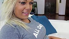 Blonde Kenzie Green says, 'Bang me hard'