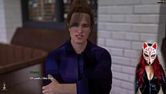 upskirt at the bar in steps of debauchery 19.