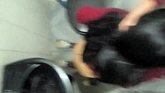 Amateur Mexican Student Fucks Uniformed Latina Friend In Outdoor Public Bathroom Cum On Ass.