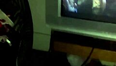 Louisville thot sucks massive black cock.