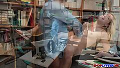 Naughty Zoe Parker Whips Babe's Small Tits in Shop Hardcore