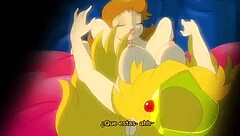 Peach And Daisy Engage In Sexy Lesbian Action With Submissive Play