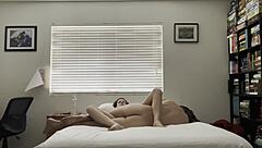 milf wife rubs pussy to orgasm in missionary!