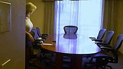 Wifey Caught Spying and Swallows Cum Load