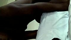 Chocolate ebony BBW with big ass takes backshots.