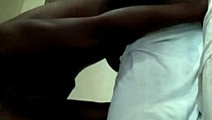 Chocolate ebony BBW with big ass takes backshots.