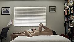 milf wife rubs pussy to orgasm in missionary!