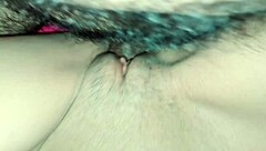 big shaved pussy gets filled with cum after hardcore fucking by amateur cock