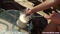 wet enema babes squirting milk?