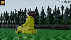 Lego porn features anal, blowjob, pussy licking in wild 3D action