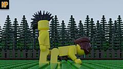 Lego porn features anal, blowjob, pussy licking in wild 3D action