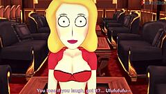 Beth smith engages in hard sex fantasy with rick and morty characters.