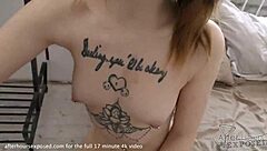 18Yo Punk Andy Sucks Cum Onto Tits