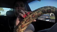 Enjoying the best relaxing drive with Bianca Naldy.