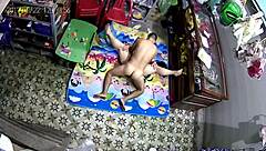 my vietnamese wife caught in a steamy moment