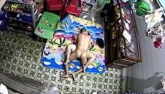 my vietnamese wife caught in a steamy moment