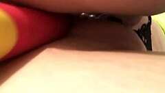 She's slowly masturbating with a dildo, so hot! 🔥