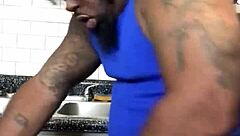 blonde sucks big black cock then gets fucked until squirting