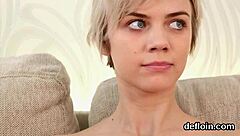 sultry sweetie spreads her juicy shaved pussy and loses her virginity in hardcore defloration