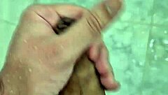 Brazilian Twink Plays With Huge Cock In Shower