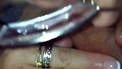 slo-mo blowjob & cumshot with fat bbw couple