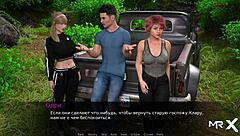 Fat alien fucks redhead on dining room table