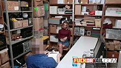 beautiful skinny blonde rides monster cock