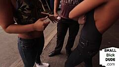 Do British CFNM Babes Humiliate This Micro Penis Guy?