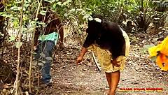 Bush Quickies with BBW African Big Tits