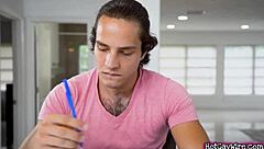 Guy Aroused By Hairy Stepdad In Gay Porn