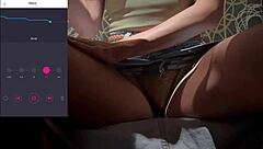 Can You Believe I'm Cumming In Restaurant With Remote Vibrator?