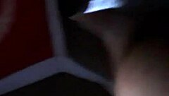 The husband passionately fucks his wife's delicious ass in the bedroom.