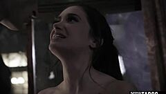 The jealous stepbrother fucks petite teen's pussy in doggystyle