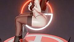 rushzilla animated in rule34 style