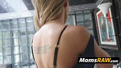 Jane seduces teen into drilling her cunt?