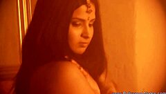 indian brunette milf undresses feeling her own sexiness