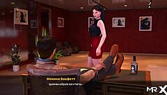 Massage those legs with your big boobs in this hentai anime game, fashionbusiness style!