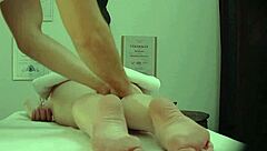 Ever had an unexpected breasts and pussy massage like this?