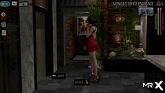 Massage those legs with your big boobs in this hentai anime game, fashionbusiness style!