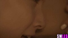 Two girls with natural tits having a romance